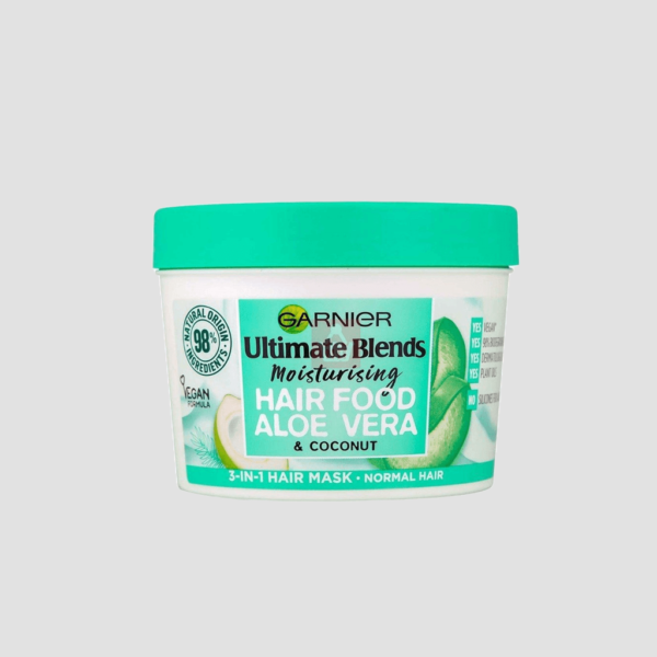 Garnier Ultimate Blends Hair Food Aloe Vera 3-In-1 Normal Hair Mask Treatment 390ml